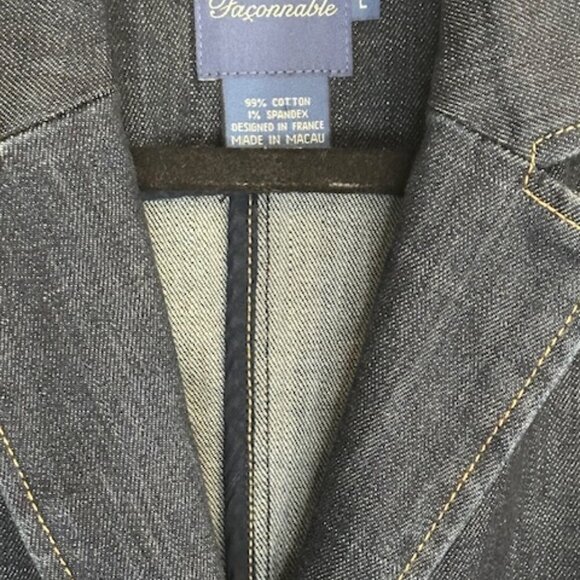 Vintage Jean Blazer by Faconnable - Picture 7 of 8